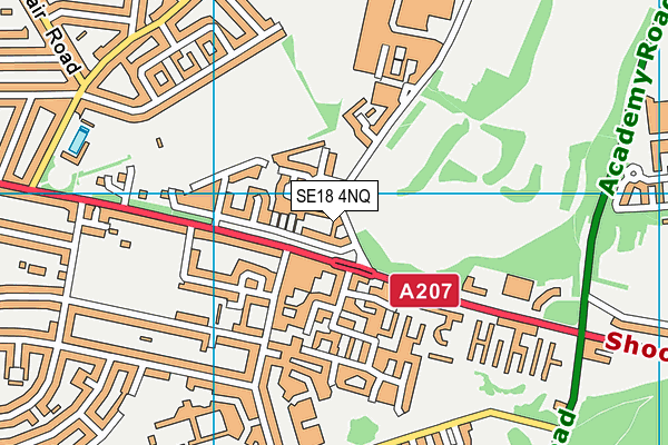 SE18 4NQ map - OS VectorMap District (Ordnance Survey) SE18 4NQ map - OS VectorMap District (Ordnance Survey)