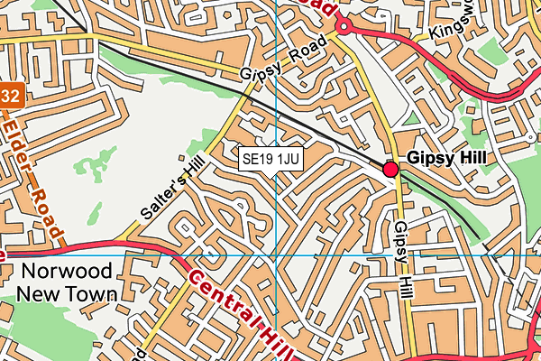 SE19 1JU maps, stats, and open data
