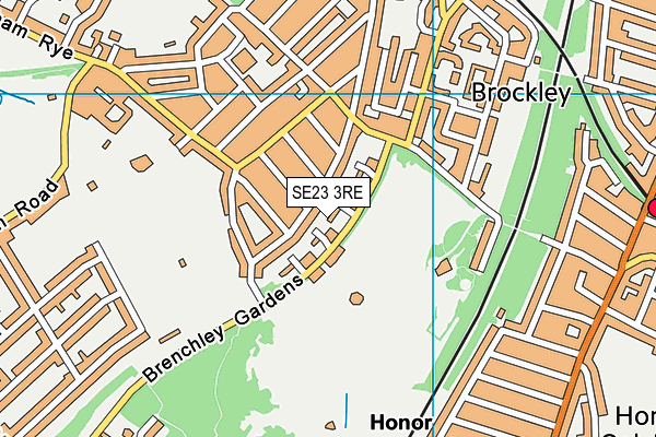 SE23 3RE map - OS VectorMap District (Ordnance Survey) SE23 3RE map - OS VectorMap District (Ordnance Survey)