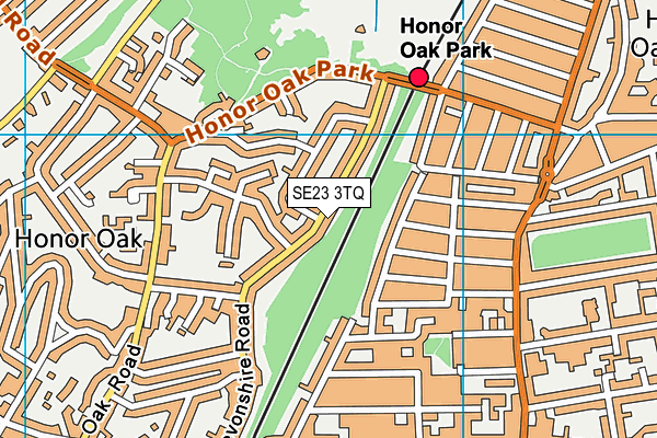 SE23 3TQ map - OS VectorMap District (Ordnance Survey) SE23 3TQ map - OS VectorMap District (Ordnance Survey)