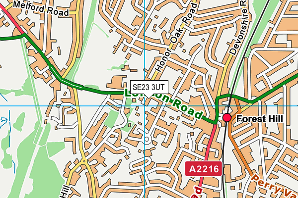 SE23 3UT map - OS VectorMap District (Ordnance Survey) SE23 3UT map - OS VectorMap District (Ordnance Survey)