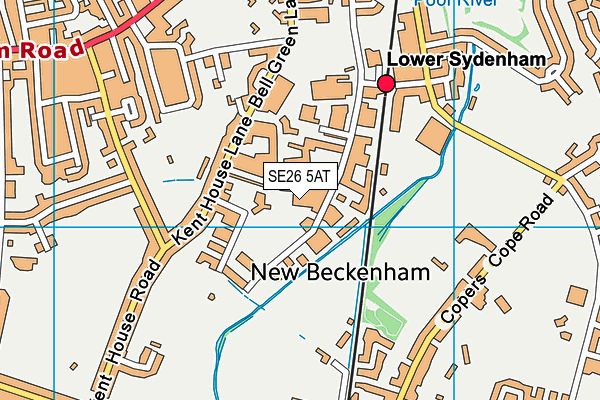 SE26 5AT map - OS VectorMap District (Ordnance Survey) SE26 5AT map - OS VectorMap District (Ordnance Survey)