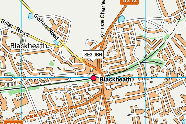 SE3 0BH map - OS VectorMap District (Ordnance Survey) SE3 0BH map - OS VectorMap District (Ordnance Survey)