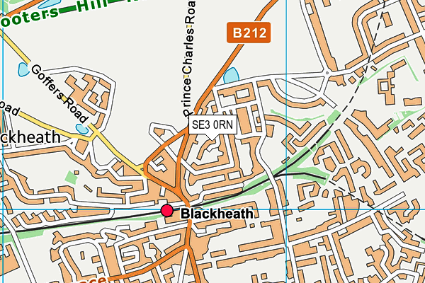 SE3 0RN map - OS VectorMap District (Ordnance Survey) SE3 0RN map - OS VectorMap District (Ordnance Survey)