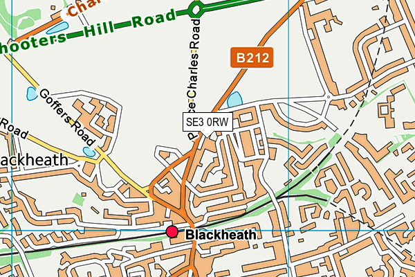 SE3 0RW map - OS VectorMap District (Ordnance Survey) SE3 0RW map - OS VectorMap District (Ordnance Survey)