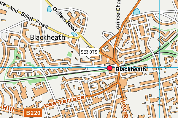 SE3 0TS map - OS VectorMap District (Ordnance Survey) SE3 0TS map - OS VectorMap District (Ordnance Survey)