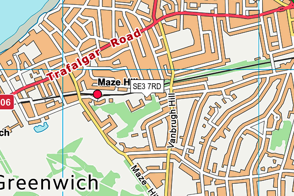 SE3 7RD map - OS VectorMap District (Ordnance Survey) SE3 7RD map - OS VectorMap District (Ordnance Survey)