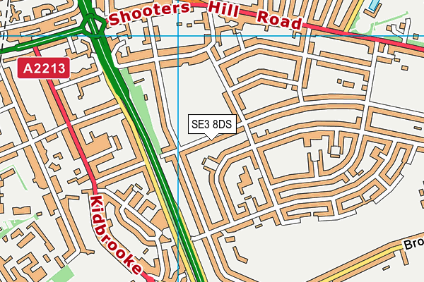 SE3 8DS map - OS VectorMap District (Ordnance Survey) SE3 8DS map - OS VectorMap District (Ordnance Survey)