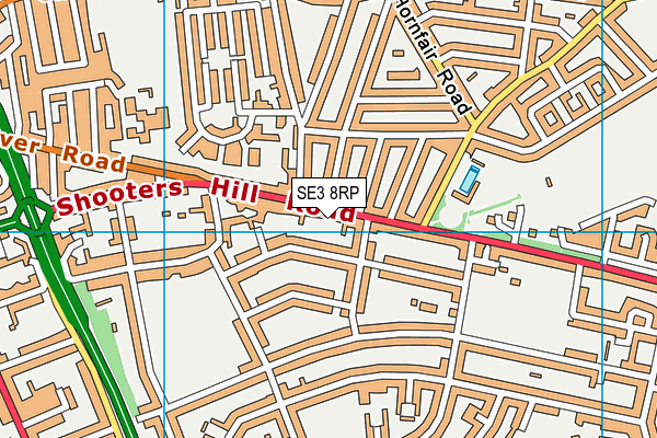 SE3 8RP map - OS VectorMap District (Ordnance Survey) SE3 8RP map - OS VectorMap District (Ordnance Survey)
