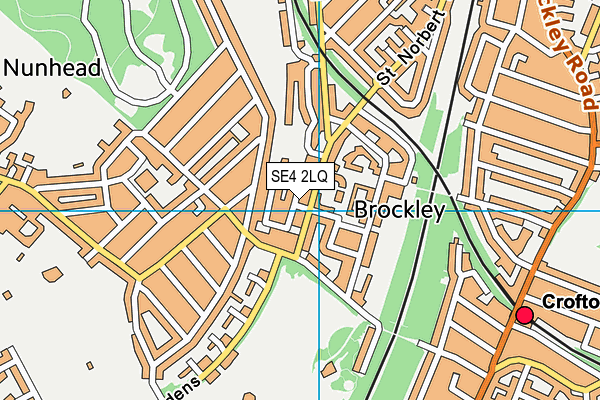 SE4 2LQ map - OS VectorMap District (Ordnance Survey) SE4 2LQ map - OS VectorMap District (Ordnance Survey)
