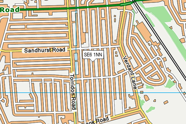 SE6 1NN map - OS VectorMap District (Ordnance Survey) SE6 1NN map - OS VectorMap District (Ordnance Survey)