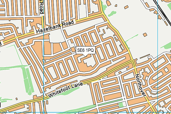 SE6 1PQ map - OS VectorMap District (Ordnance Survey) SE6 1PQ map - OS VectorMap District (Ordnance Survey)