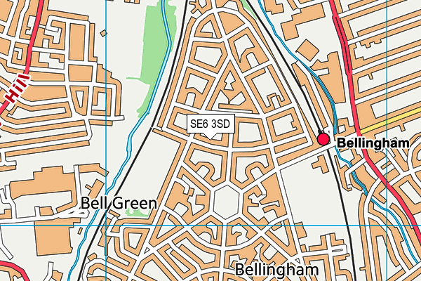 SE6 3SD map - OS VectorMap District (Ordnance Survey) SE6 3SD map - OS VectorMap District (Ordnance Survey)