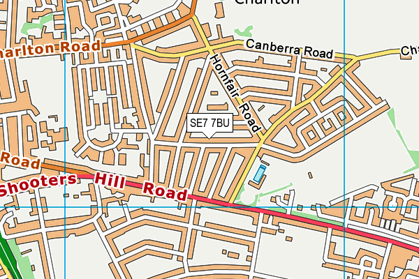 SE7 7BU map - OS VectorMap District (Ordnance Survey) SE7 7BU map - OS VectorMap District (Ordnance Survey)
