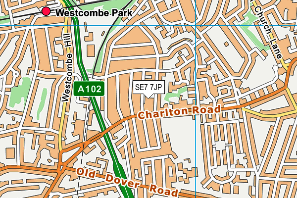 SE7 7JP map - OS VectorMap District (Ordnance Survey) SE7 7JP map - OS VectorMap District (Ordnance Survey)