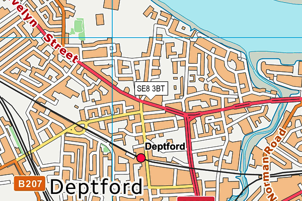 SE8 3BT map - OS VectorMap District (Ordnance Survey) SE8 3BT map - OS VectorMap District (Ordnance Survey)