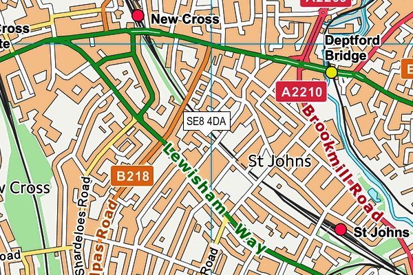 SE8 4DA map - OS VectorMap District (Ordnance Survey) SE8 4DA map - OS VectorMap District (Ordnance Survey)