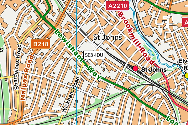 SE8 4DU map - OS VectorMap District (Ordnance Survey) SE8 4DU map - OS VectorMap District (Ordnance Survey)