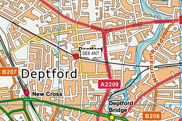 SE8 4NT map - OS VectorMap District (Ordnance Survey) SE8 4NT map - OS VectorMap District (Ordnance Survey)