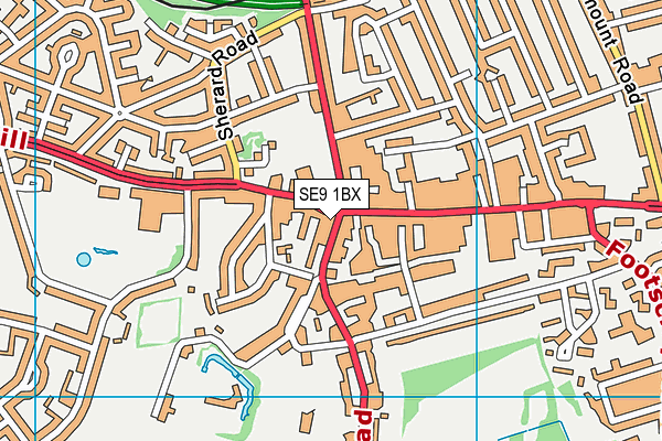 SE9 1BX map - OS VectorMap District (Ordnance Survey) SE9 1BX map - OS VectorMap District (Ordnance Survey)