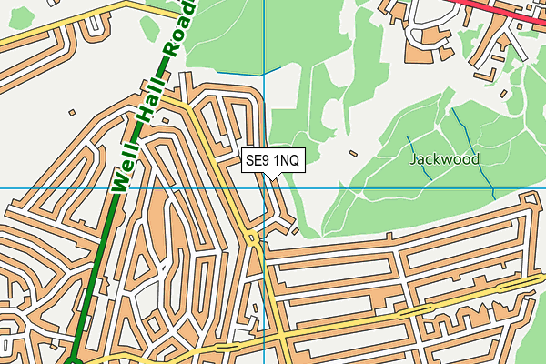 SE9 1NQ map - OS VectorMap District (Ordnance Survey) SE9 1NQ map - OS VectorMap District (Ordnance Survey)