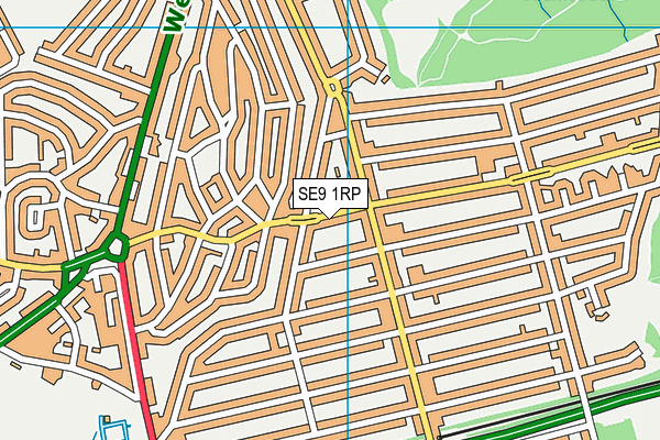 SE9 1RP map - OS VectorMap District (Ordnance Survey) SE9 1RP map - OS VectorMap District (Ordnance Survey)