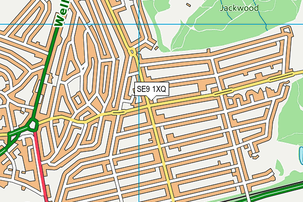SE9 1XQ map - OS VectorMap District (Ordnance Survey) SE9 1XQ map - OS VectorMap District (Ordnance Survey)