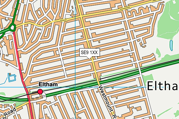 SE9 1XX map - OS VectorMap District (Ordnance Survey) SE9 1XX map - OS VectorMap District (Ordnance Survey)