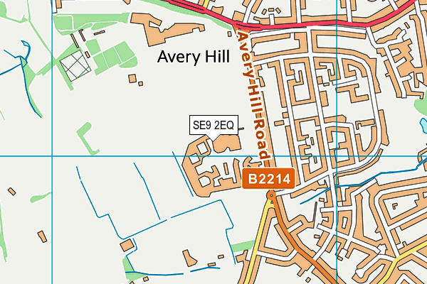 SE9 2EQ map - OS VectorMap District (Ordnance Survey) SE9 2EQ map - OS VectorMap District (Ordnance Survey)