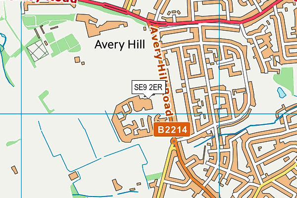 SE9 2ER map - OS VectorMap District (Ordnance Survey) SE9 2ER map - OS VectorMap District (Ordnance Survey)