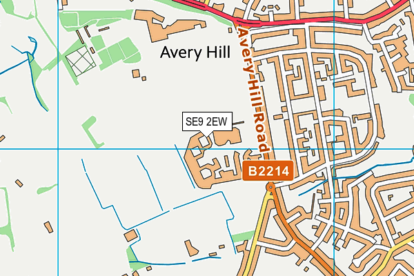 SE9 2EW map - OS VectorMap District (Ordnance Survey) SE9 2EW map - OS VectorMap District (Ordnance Survey)