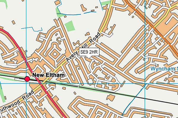 SE9 2HR map - OS VectorMap District (Ordnance Survey) SE9 2HR map - OS VectorMap District (Ordnance Survey)