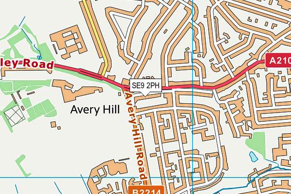 SE9 2PH map - OS VectorMap District (Ordnance Survey) SE9 2PH map - OS VectorMap District (Ordnance Survey)