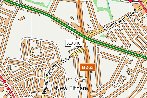 SE9 3HU map - OS VectorMap District (Ordnance Survey) SE9 3HU map - OS VectorMap District (Ordnance Survey)