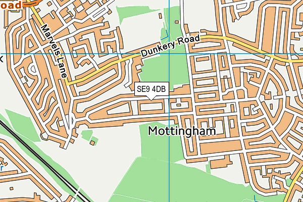 SE9 4DB map - OS VectorMap District (Ordnance Survey) SE9 4DB map - OS VectorMap District (Ordnance Survey)