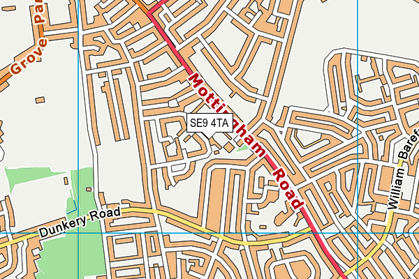 SE9 4TA map - OS VectorMap District (Ordnance Survey) SE9 4TA map - OS VectorMap District (Ordnance Survey)