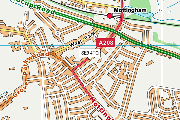 SE9 4TQ map - OS VectorMap District (Ordnance Survey) SE9 4TQ map - OS VectorMap District (Ordnance Survey)