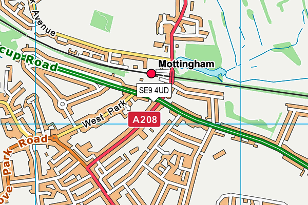 SE9 4UD map - OS VectorMap District (Ordnance Survey) SE9 4UD map - OS VectorMap District (Ordnance Survey)
