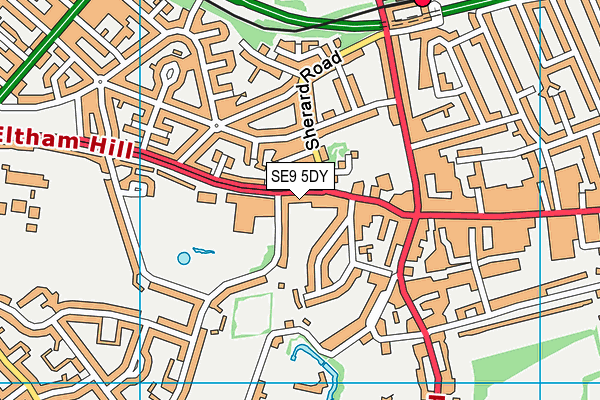 SE9 5DY map - OS VectorMap District (Ordnance Survey) SE9 5DY map - OS VectorMap District (Ordnance Survey)