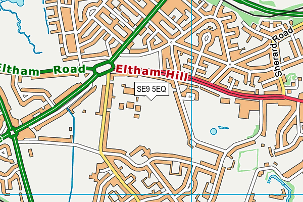 SE9 5EQ map - OS VectorMap District (Ordnance Survey) SE9 5EQ map - OS VectorMap District (Ordnance Survey)