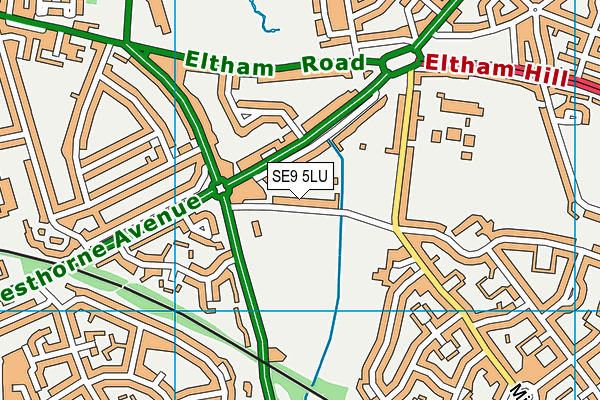 SE9 5LU map - OS VectorMap District (Ordnance Survey) SE9 5LU map - OS VectorMap District (Ordnance Survey)