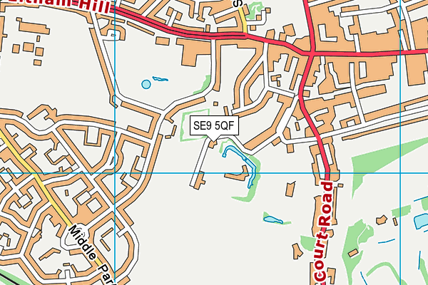 SE9 5QF map - OS VectorMap District (Ordnance Survey) SE9 5QF map - OS VectorMap District (Ordnance Survey)