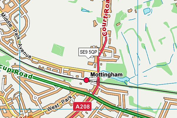 SE9 5QP map - OS VectorMap District (Ordnance Survey) SE9 5QP map - OS VectorMap District (Ordnance Survey)