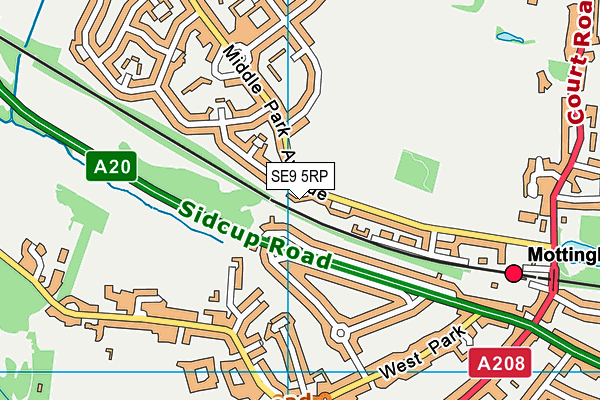 SE9 5RP map - OS VectorMap District (Ordnance Survey) SE9 5RP map - OS VectorMap District (Ordnance Survey)