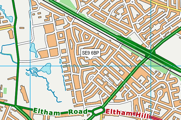 SE9 6BP map - OS VectorMap District (Ordnance Survey) SE9 6BP map - OS VectorMap District (Ordnance Survey)