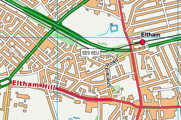 SE9 6EU map - OS VectorMap District (Ordnance Survey) SE9 6EU map - OS VectorMap District (Ordnance Survey)