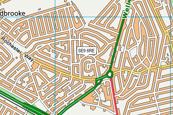 SE9 6RE map - OS VectorMap District (Ordnance Survey) SE9 6RE map - OS VectorMap District (Ordnance Survey)
