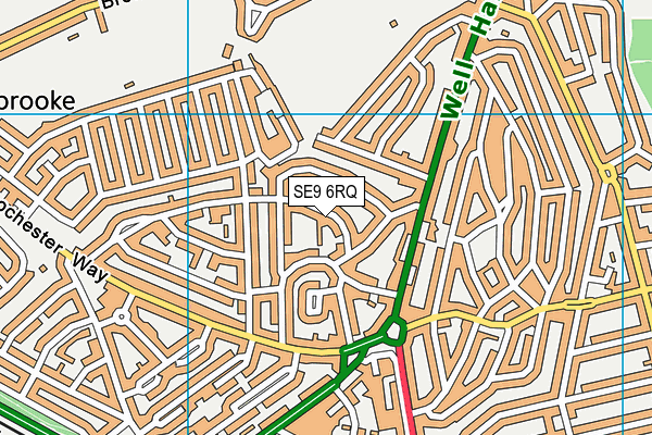 SE9 6RQ map - OS VectorMap District (Ordnance Survey) SE9 6RQ map - OS VectorMap District (Ordnance Survey)