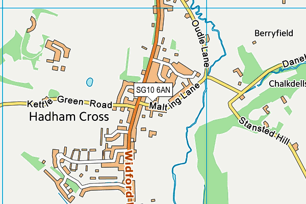 SG10 6AN map - OS VectorMap District (Ordnance Survey) SG10 6AN map - OS VectorMap District (Ordnance Survey)