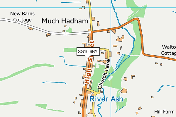 SG10 6BY map - OS VectorMap District (Ordnance Survey) SG10 6BY map - OS VectorMap District (Ordnance Survey)
